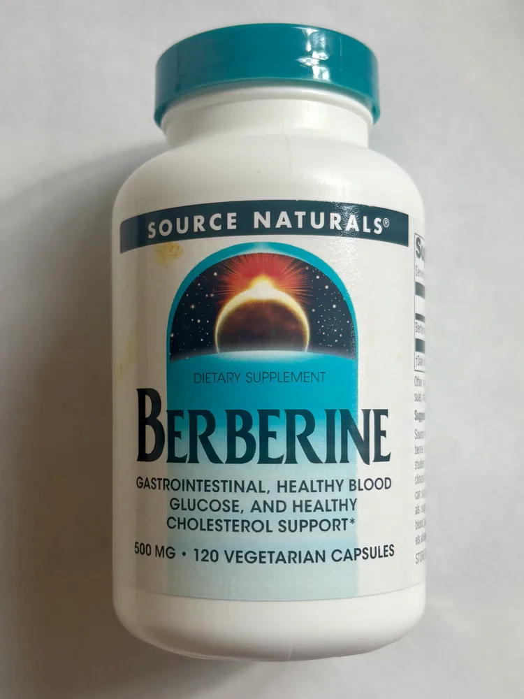Source Naturals Berberine Vegetable Capsule, for Gastrointestinal Support* - 120 Vegetarian Capsules