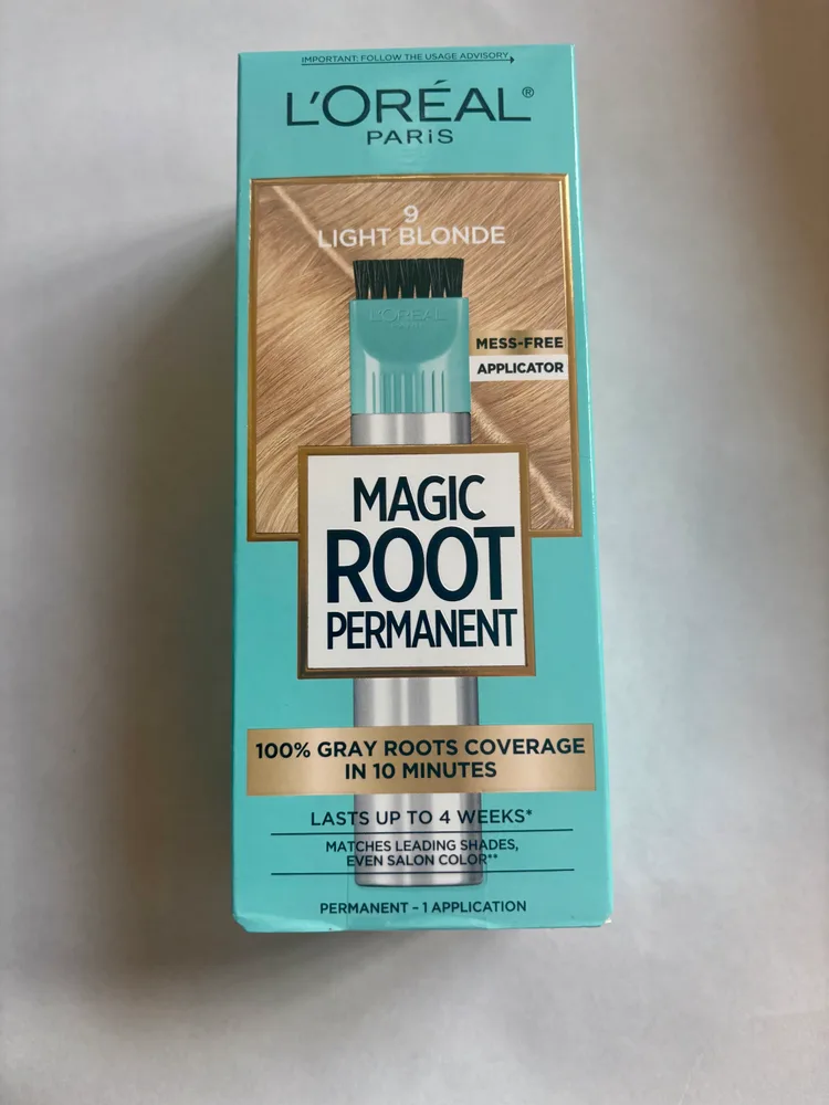 L’Oréal Paris Magic Root Permanent Hair Color, 10 Minute Hair Dye Kit to Rescue Roots with 100% Gray Hair Coverage, 9 Light Blonde, 2 Pack